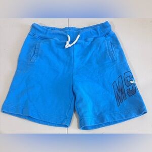 MSGM Kids Bright Blue Shorts